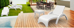 Sezlong plastic ratan FIJI 860 - Изображение 2